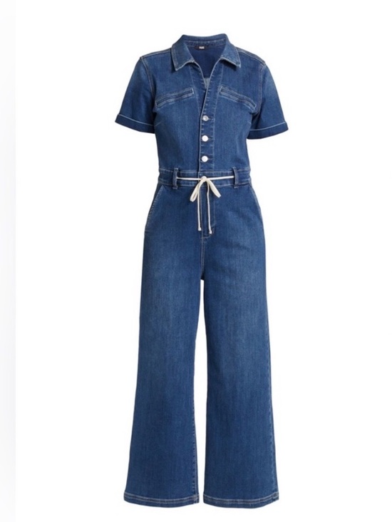 PAIGE Pants - Paige Jeans Carly Denim Jumpsuit size 8 Medium
